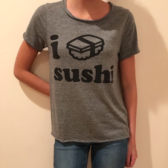 Chaser Tops - “I 🍣 SUSHI” CHASER TEE SHIRT